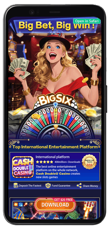 Cash DoubleU Casino Android App on Phone